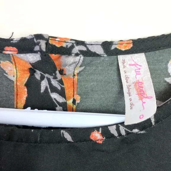 Free People Size 0 Parker Floral Long Sleeve Dress - Picture 6 of 10